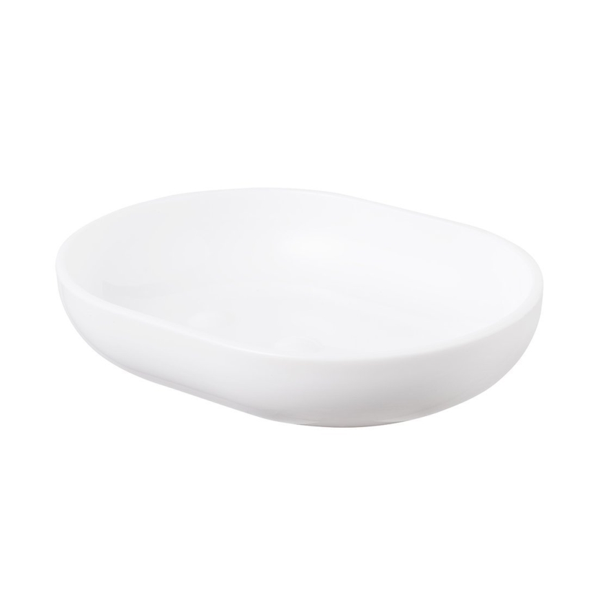 Aqualine - Porte-savon SNOW blanc/bambou