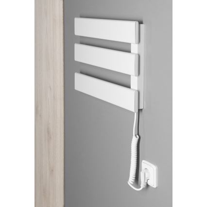 Aqualine - Porte-serviettes électrique ELVIS 50W/230V 34,2 cm blanc à droite