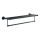 Aqualine - Porte-serviettes mural SAMBA 21x62,5 cm noir