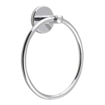 Aqualine - Porte-serviettes mural SAMBA d. 15,5 cm chrome brillant