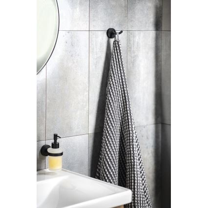 Aqualine - Porte-serviettes mural SAMBA noir
