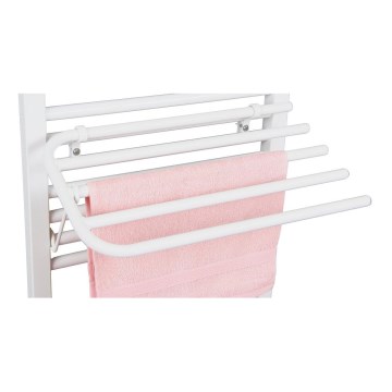Aqualine - Porte-serviettes pour élément chauffant 50 cm blanc