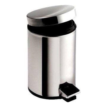 Aqualine - Poubelle SIMPLE LINE 20 l poli acier inoxydable