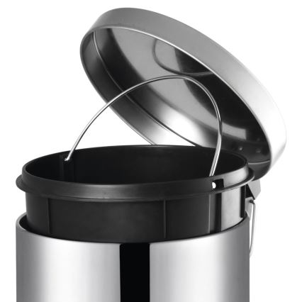 Aqualine - Poubelle SIMPLE LINE 20 l poli acier inoxydable