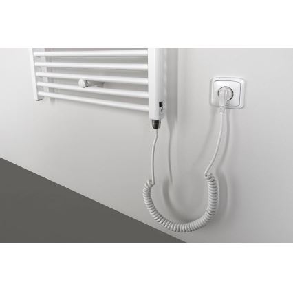 Aqualine - Radiateur électrique de salle de bain DIRECT-E 600W/230V 132 cm blanc droit