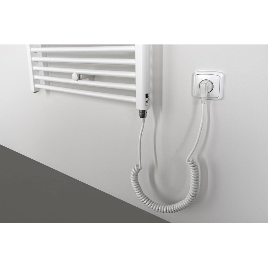 Aqualine - Radiateur électrique de salle de bain DIRECT-E 600W/230V 132 cm blanc droit