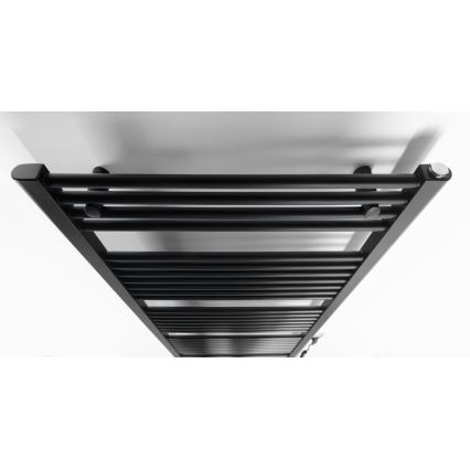 Aqualine - Radiateur électrique de salle de bain DIRECT-E 800W/230V 168 cm noir mat droit