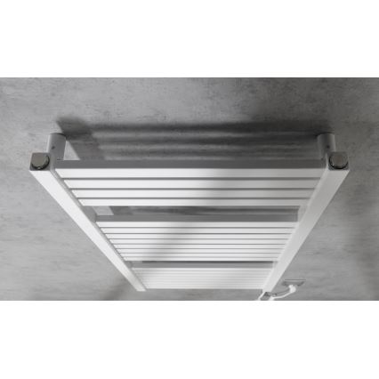 Aqualine - Radiateur électrique de salle de bains TONDI-E 300W/230V 97 cm blanc droit