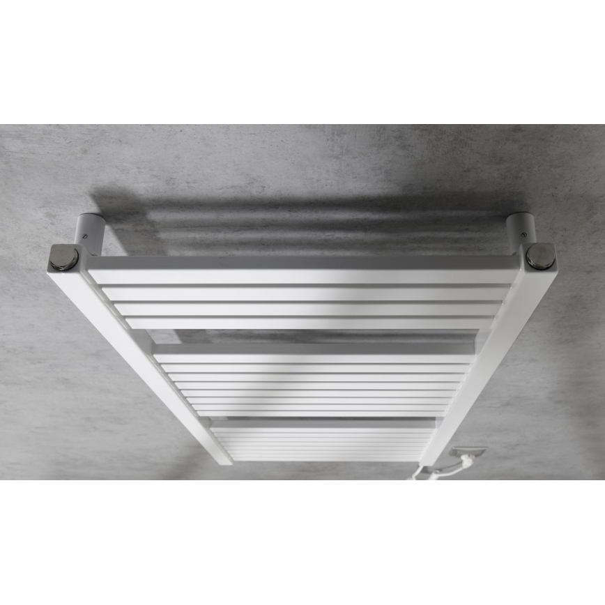 Aqualine - Radiateur électrique de salle de bains TONDI-E 300W/230V 97 cm blanc droit