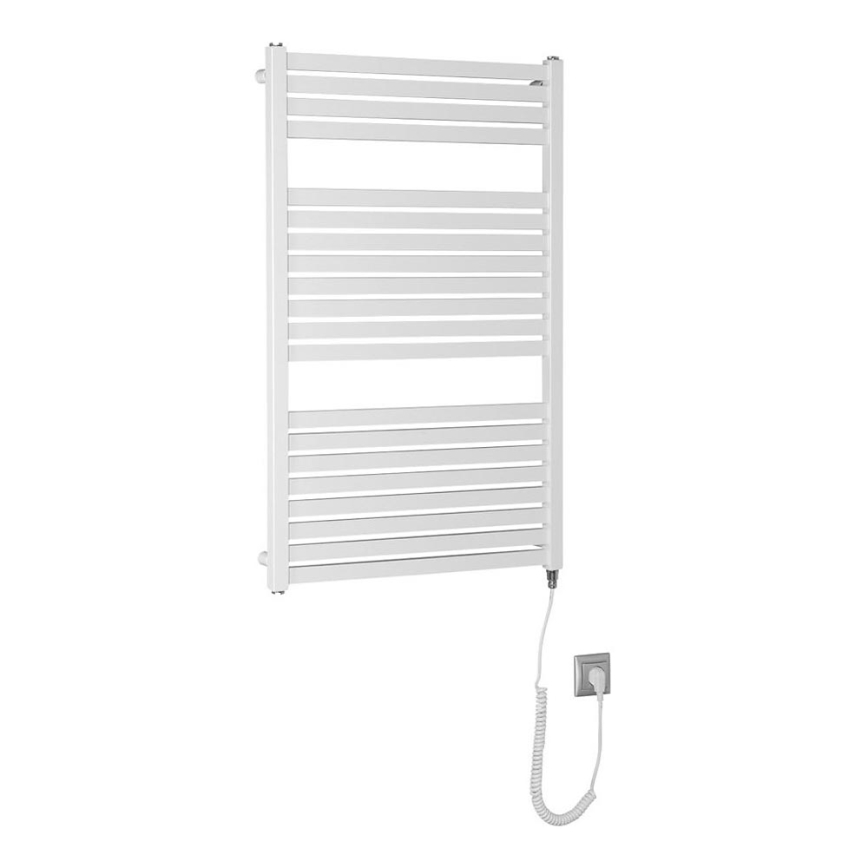 Aqualine - Radiateur électrique de salle de bains TONDI-E 400W/230V 97 cm blanc droit