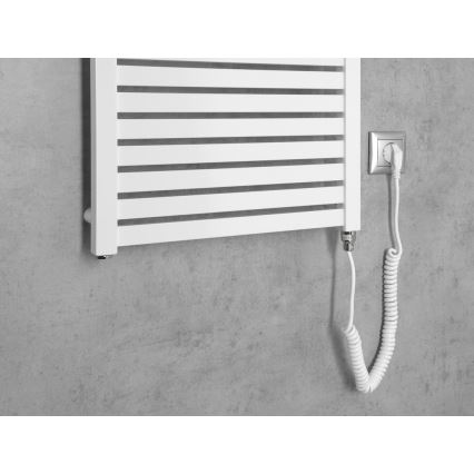 Aqualine - Radiateur électrique de salle de bains TONDI-E 500W/230V 133 cm blanc