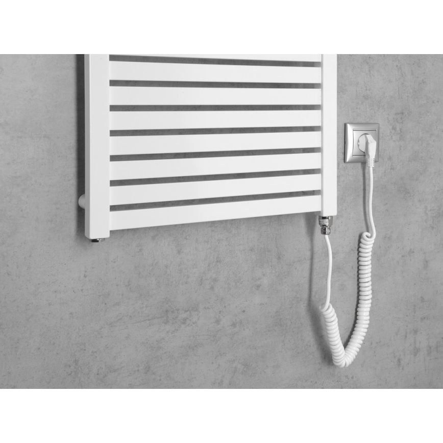 Aqualine - Radiateur électrique de salle de bains TONDI-E 500W/230V 133 cm blanc