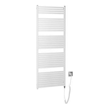 Aqualine - Radiateur électrique de salle de bains TONDI-E 800W/230V 169 cm blanc droit