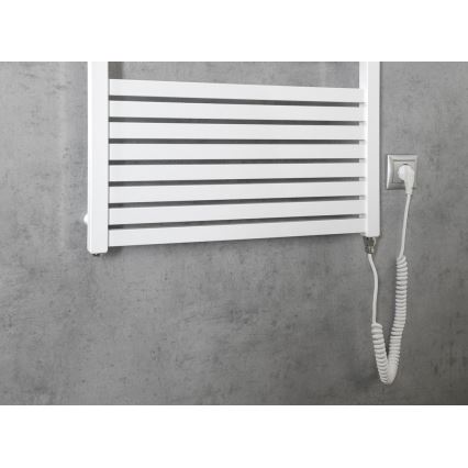 Aqualine - Radiateur électrique de salle de bains TONDI-E 800W/230V 169 cm blanc droit