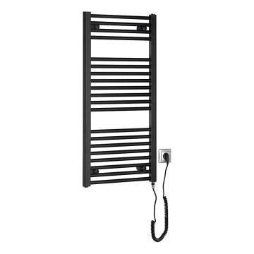 Aqualine - Radiateur électrique pour salle de bains DIRECT-E 300W 96x45 cm noir mat