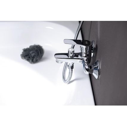 Aqualine - Robinet de baignoire LOTTA chrome brillant