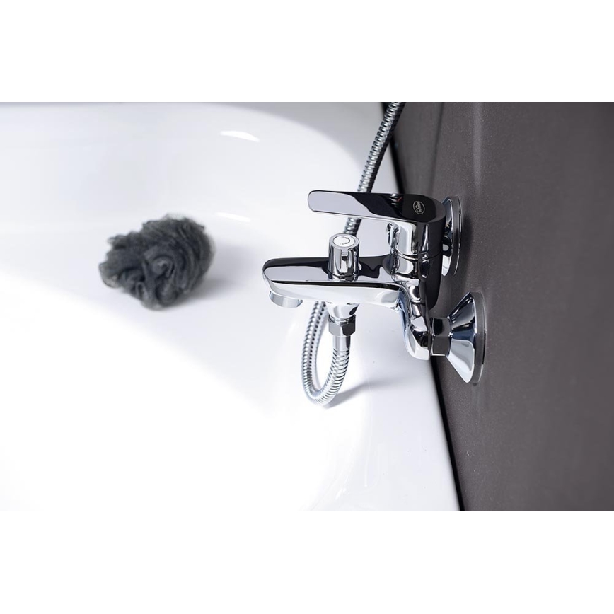 Aqualine - Robinet de baignoire LOTTA chrome brillant