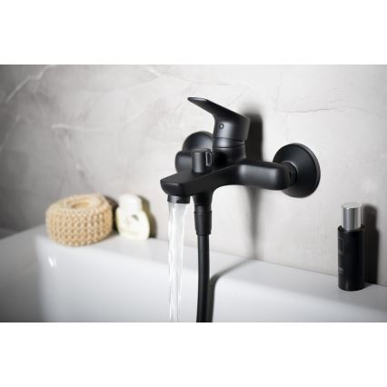 Aqualine - Robinet de baignoire LOTTA mat noir