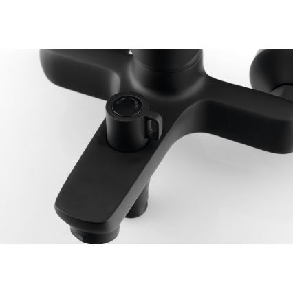 Aqualine - Robinet de baignoire LOTTA mat noir
