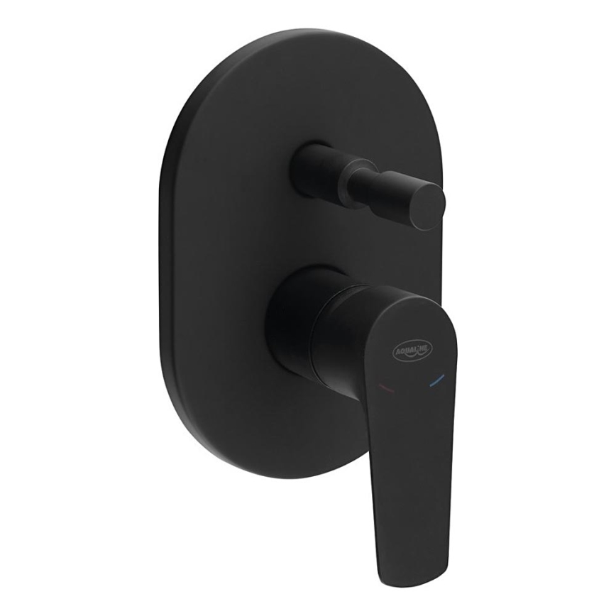 Aqualine - Robinet de douche pour une installation encastrée LOTTA mat noir