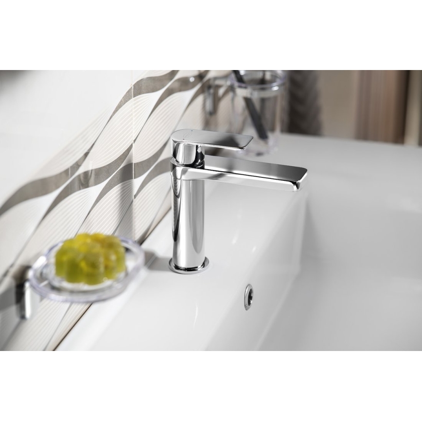 Aqualine - Robinet de lavabo DAPHNE 15,5 cm chrome brillant