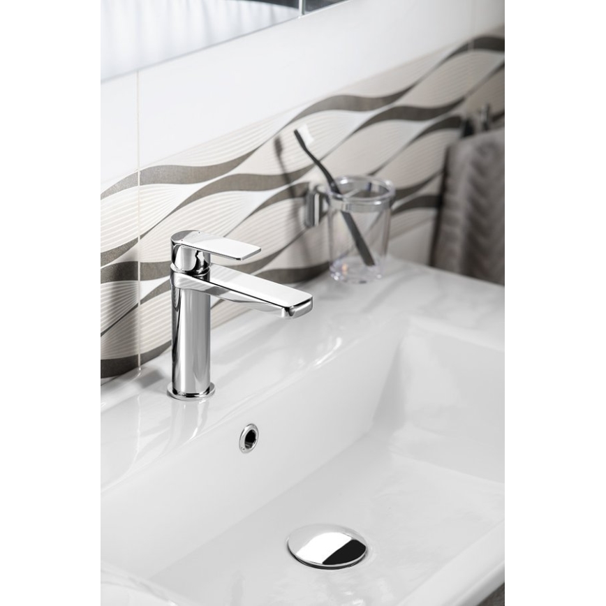 Aqualine - Robinet de lavabo DAPHNE 15,5 cm chrome brillant