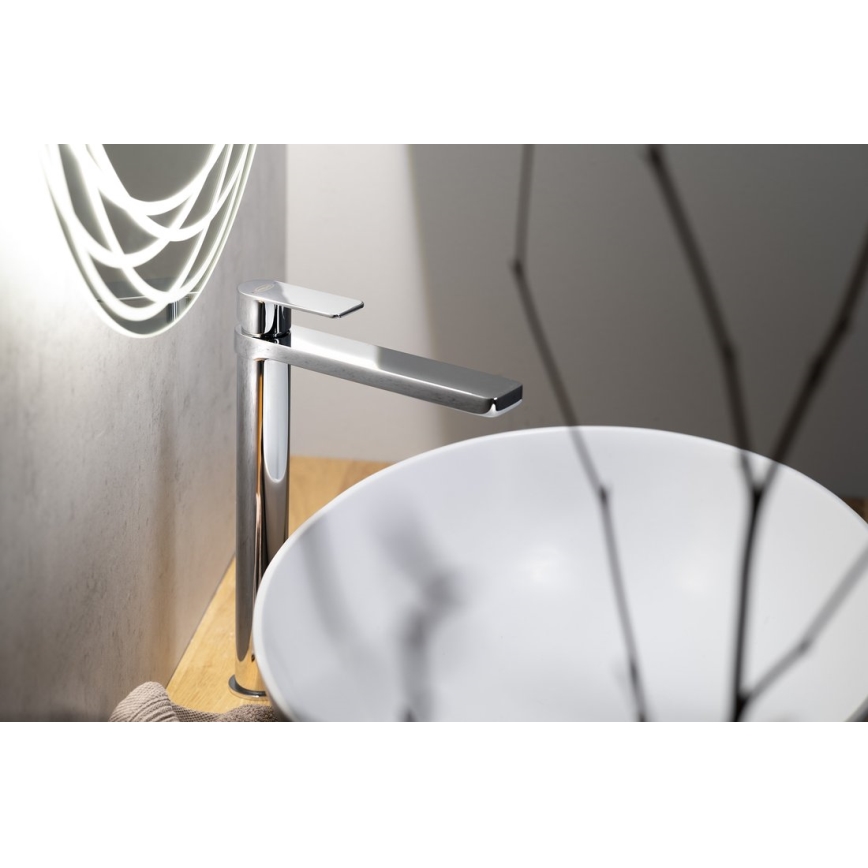 Aqualine - Robinet de lavabo DAPHNE 29 cm chrome brillant