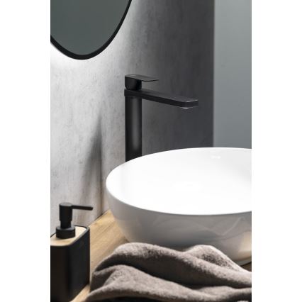 Aqualine - Robinet de lavabo DAPHNE 29 cm mat noir