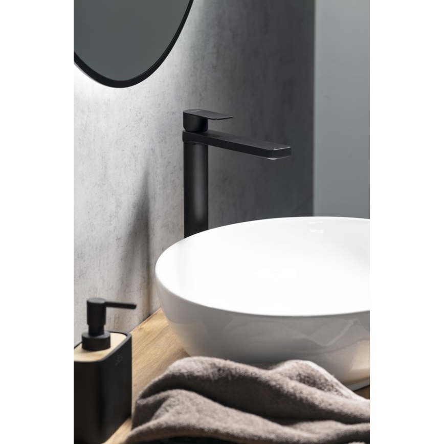Aqualine - Robinet de lavabo DAPHNE 29 cm mat noir