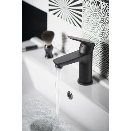 Aqualine - Robinet de lavabo LOTTA mat noir
