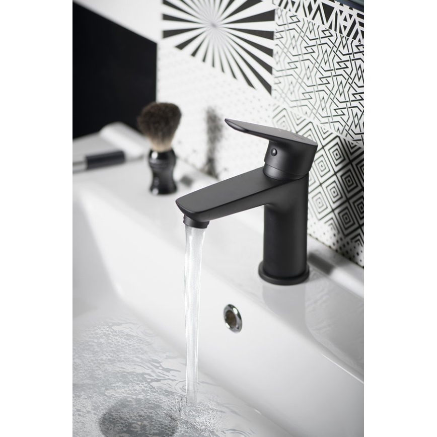 Aqualine - Robinet de lavabo LOTTA mat noir