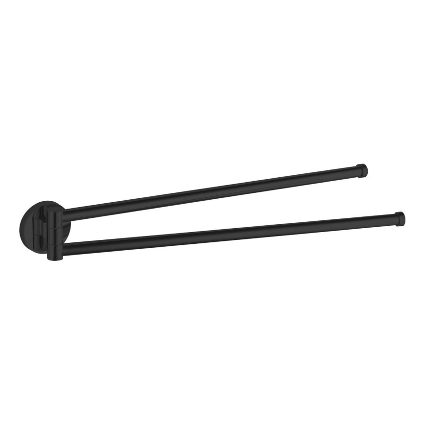 Aqualine - Rotating mur serviette support SAMBA 47 cm noir