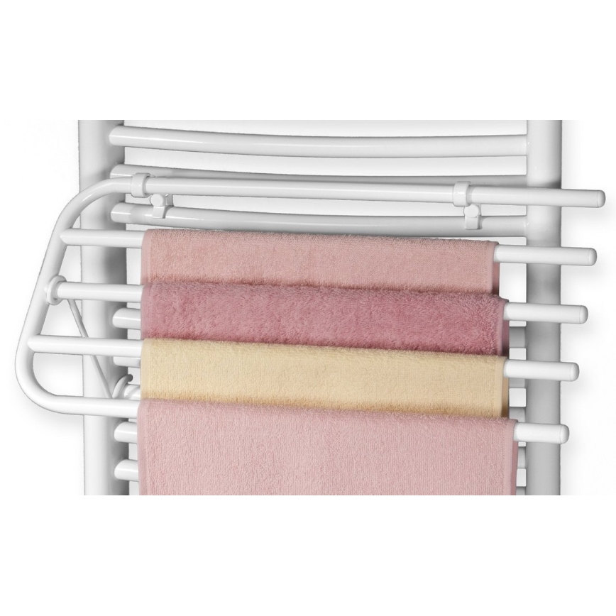 Aqualine - Towel rails voor heating element 50 cm wit