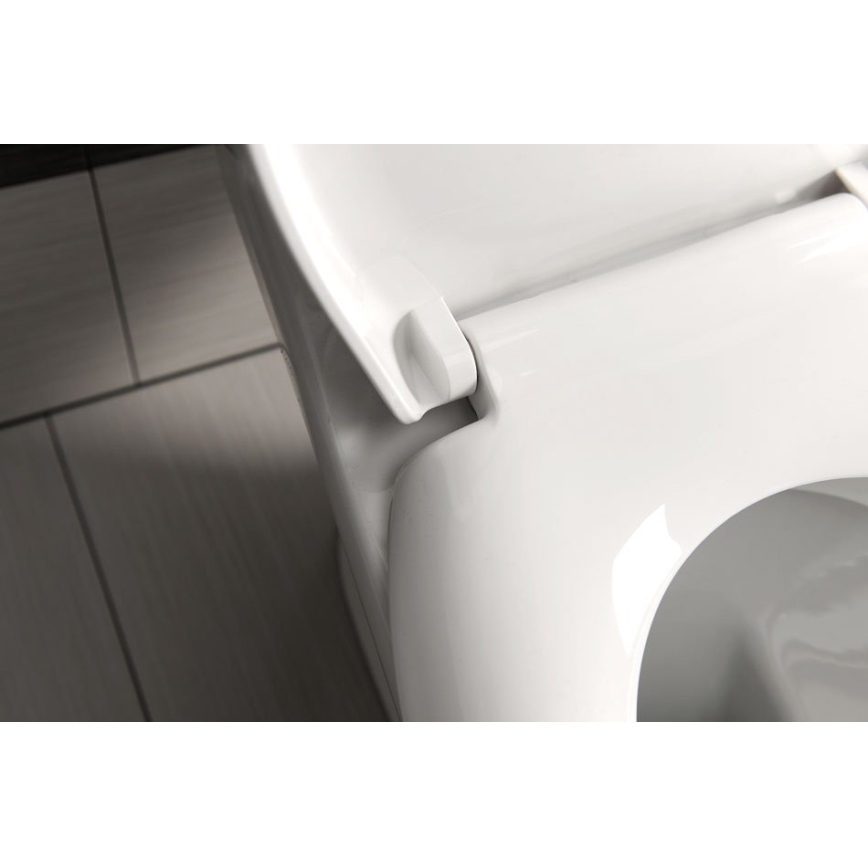 Aqualine - Wc-bril SOFIA SoftClose wit