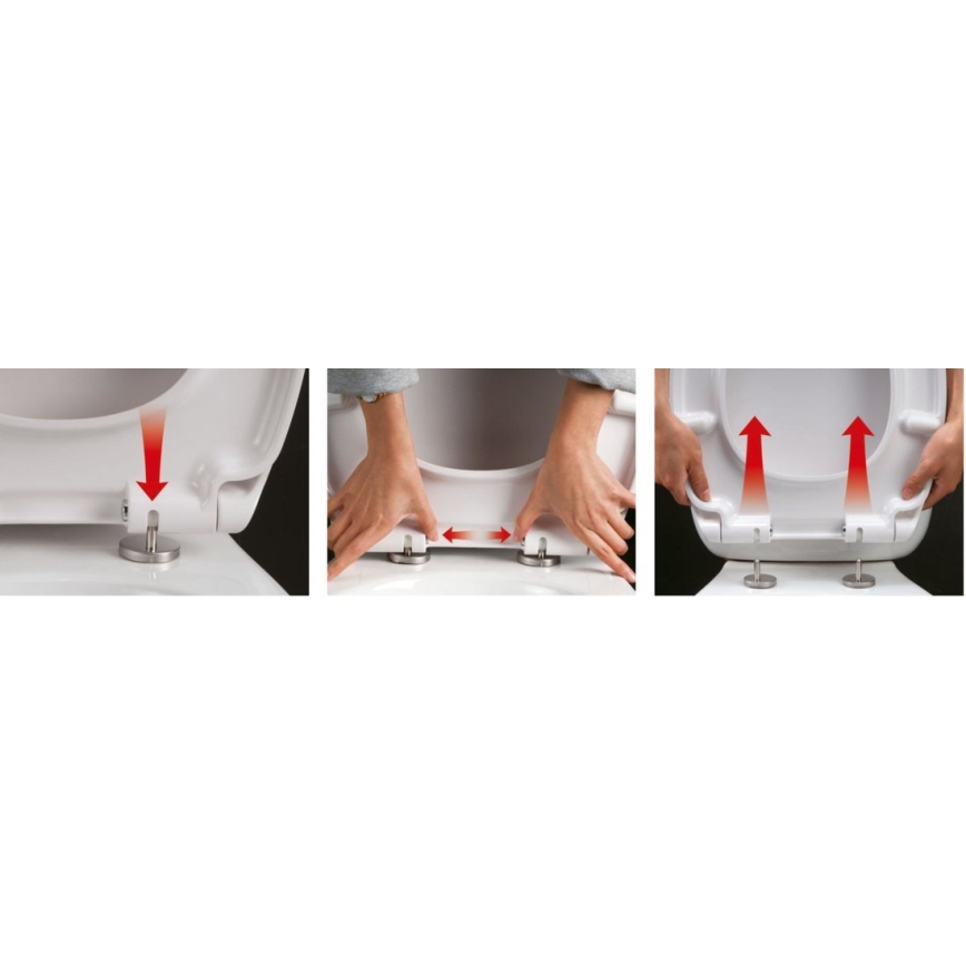 Aqualine - Wc-bril SOFIA SoftClose wit