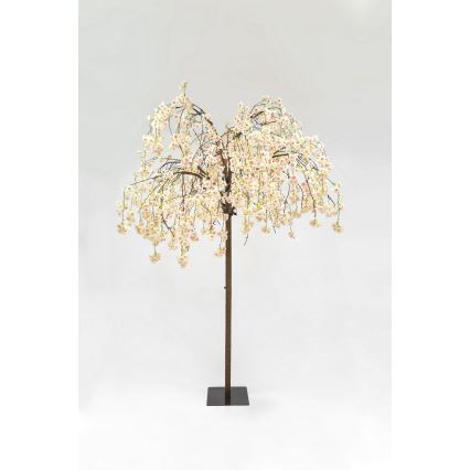 Arbre artificiel décoratif de Noël ARBRE DE CERISIER 288xLED/230V 2,5 m cerise