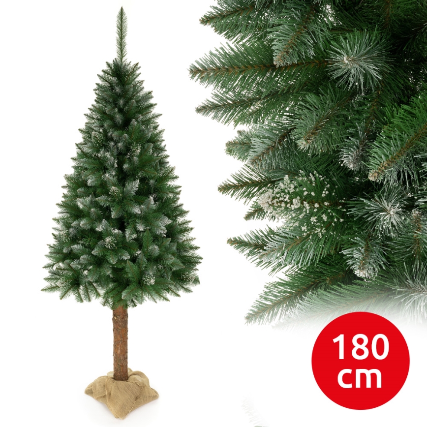 Arbre de noël sur un tronc 180 cm épicéa