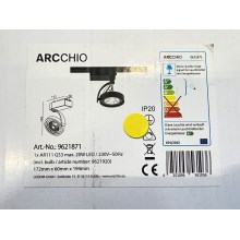 Arcchio - Spot LED pour système de rail RICK AR111 1xG53/13W/230V