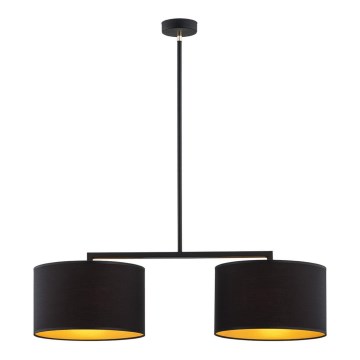 Argon 0899 - Lustre sur barre KARIN 2xE27/15W/230V noir