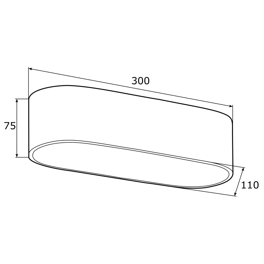 Argon 0907 - Plafondlamp TONI 2xE27/15W/230V zilver