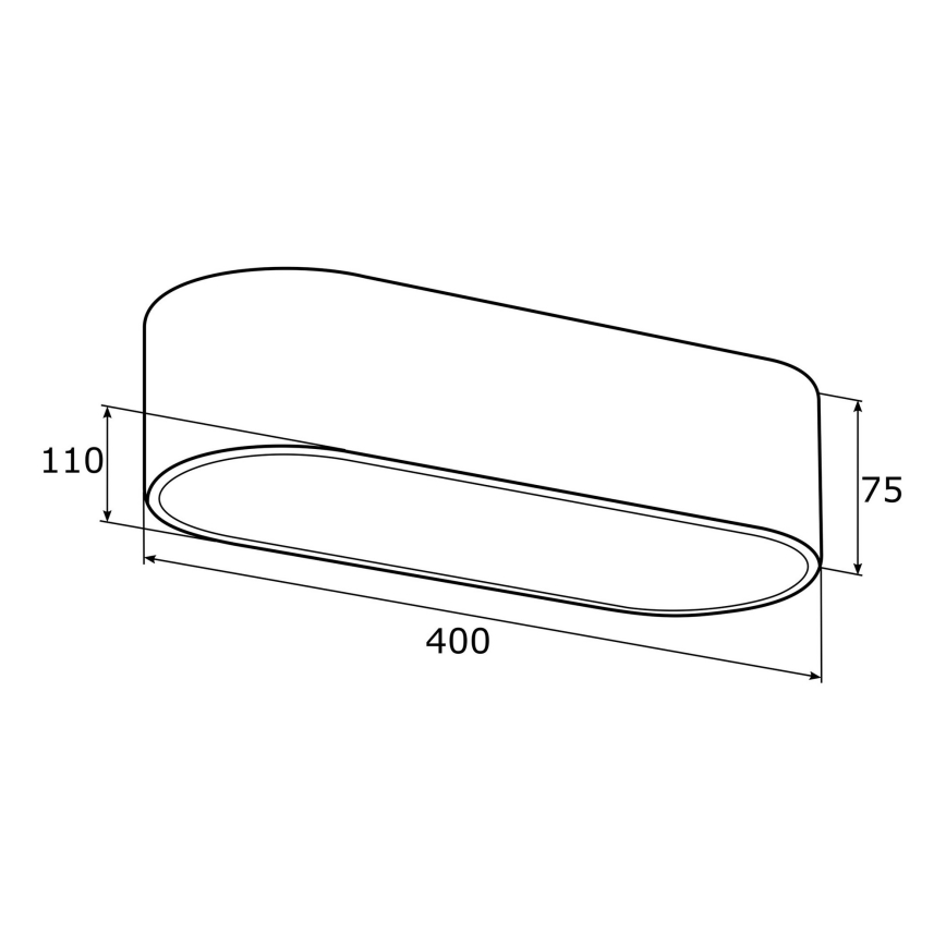 Argon 0919 - Plafondlamp TONI 2xE27/15W/230V zwart