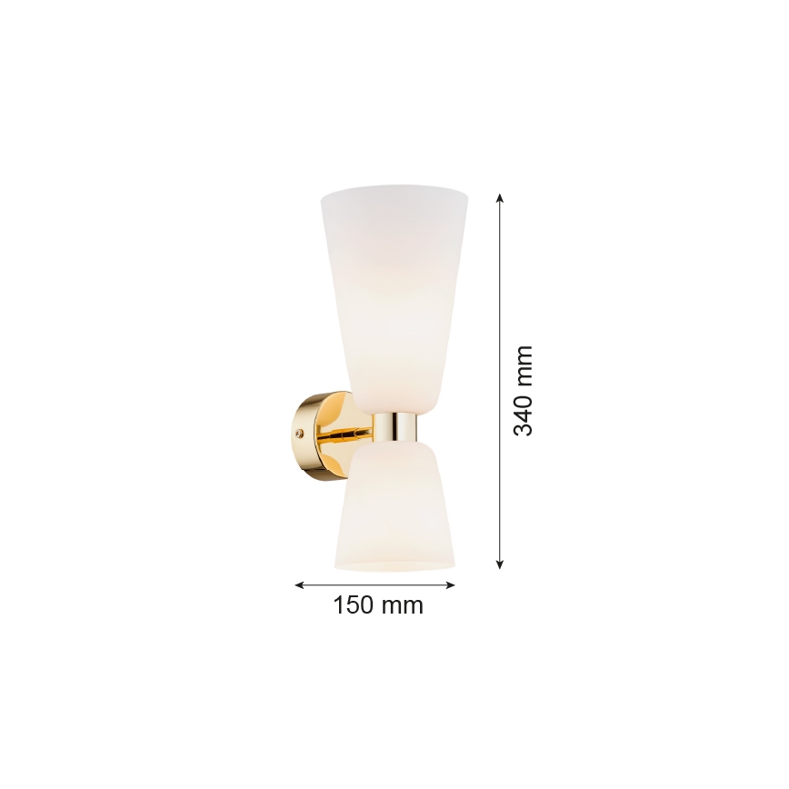 Argon 1034 - Wand Lamp RENO 2xE14/7W/230V