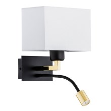 Argon 1051 - LED Wand Lamp BILL 1xE27/15W/230V + LED/4,5W