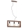 Argon 1397 - Hanglamp aan een koord MONTENEGRO 3xE27/15W/230V walnoot