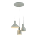 Argon 1470 - Hanglamp aan een koord SINES 3xE27/15W/230V groen