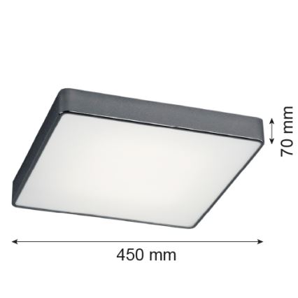 Argon 1575 - Plafondlamp ONTARIO 4xE27/15W/230V