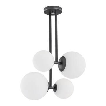 Argon 1645 - Lustre sur barre ASPEN 4xE27/15W/230V anthracite