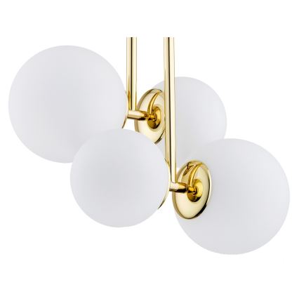 Argon 1743 - Plafondlamp op paal MORITZ 4xE27/15W/230V