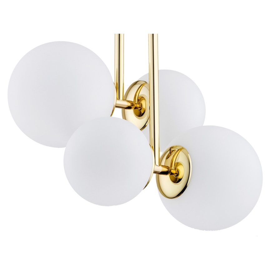 Argon 1743 - Plafondlamp op paal MORITZ 4xE27/15W/230V