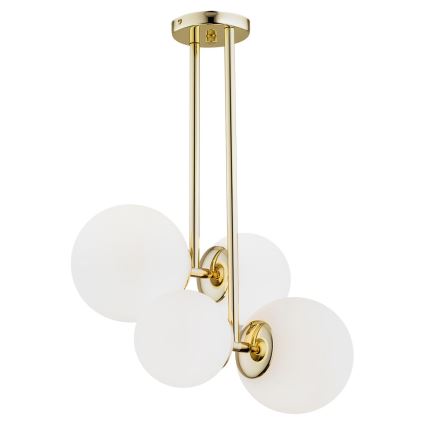 Argon 1743 - Plafondlamp op paal MORITZ 4xE27/15W/230V
